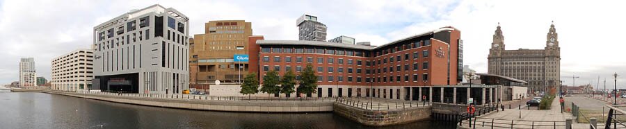 Panorama of Liverpool Waterfront